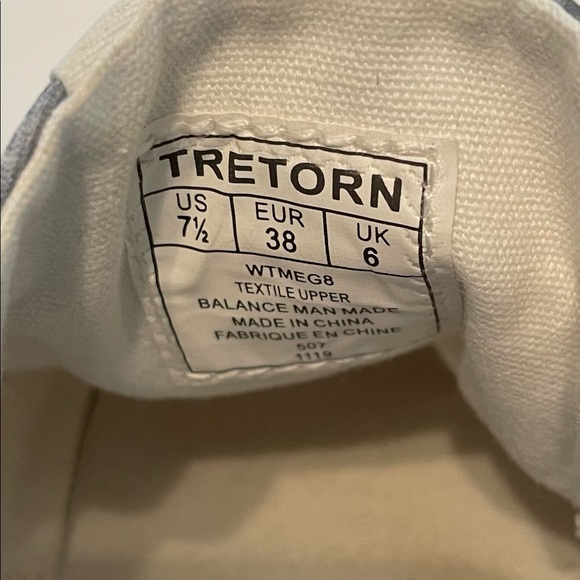 SOLD Tretorn Canvas Kicks NWOT Unworn - Picture 7 of 9